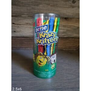 Krazy Kritters 24 pcs Cutlery Forks Spoons Kids Zoo Animals Dixie Sealed Vintage